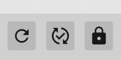 A GIF showing how to reveal a tooltip on a button