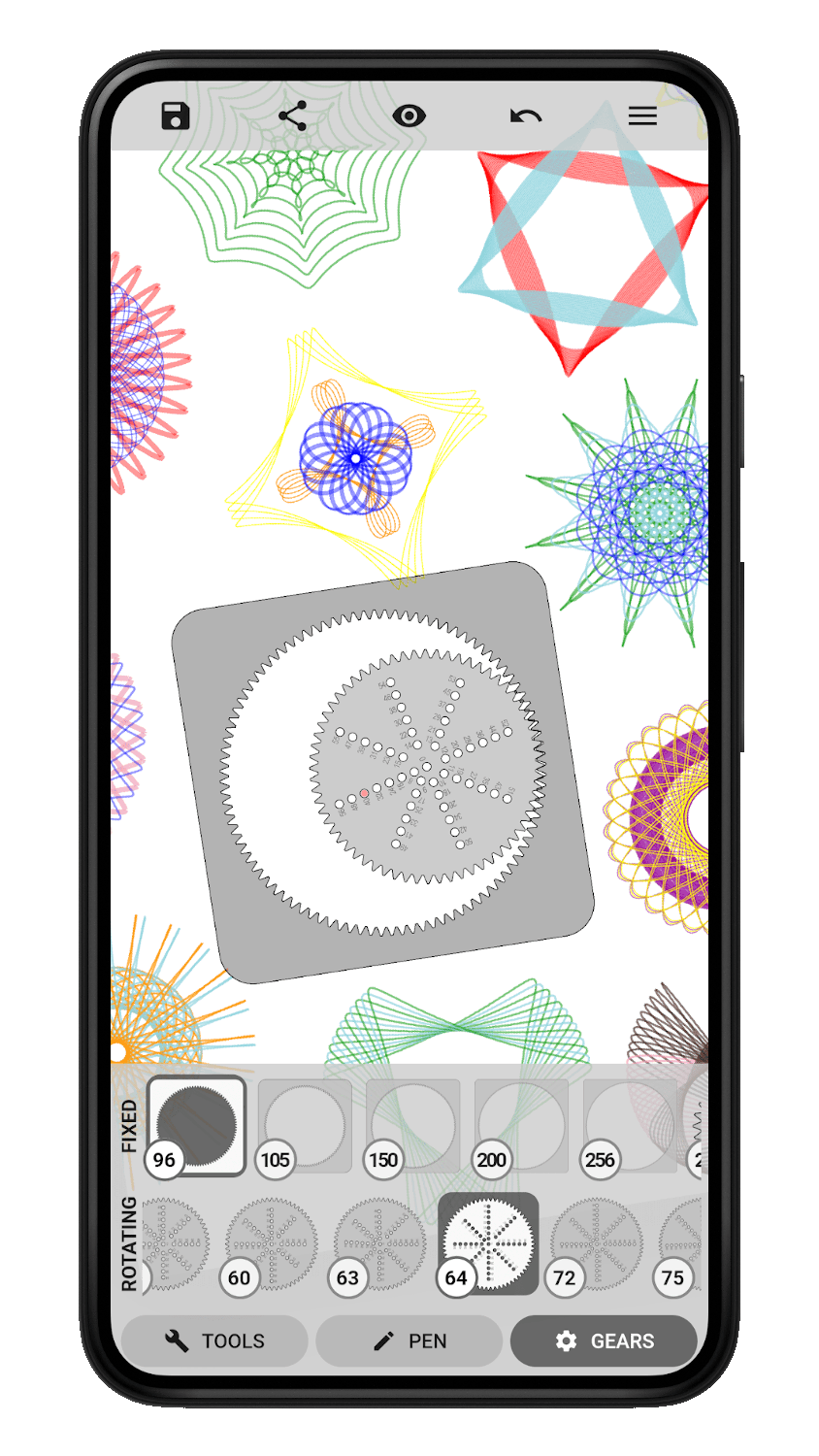 A screenshot of the Inspiral app